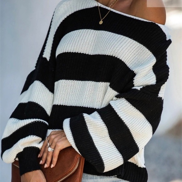 Simone striped Knit Sweater - Picture 4 of 6
